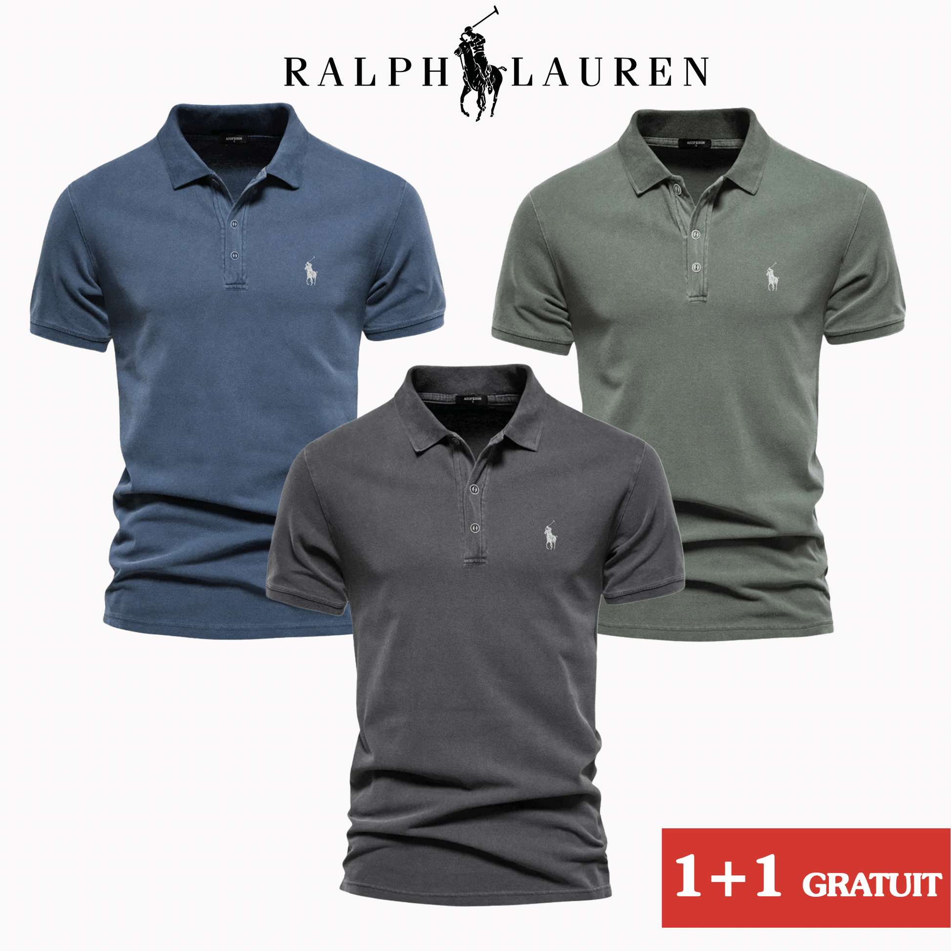 Polo Classique Homme – Offre 1 + 1 GRATUIT