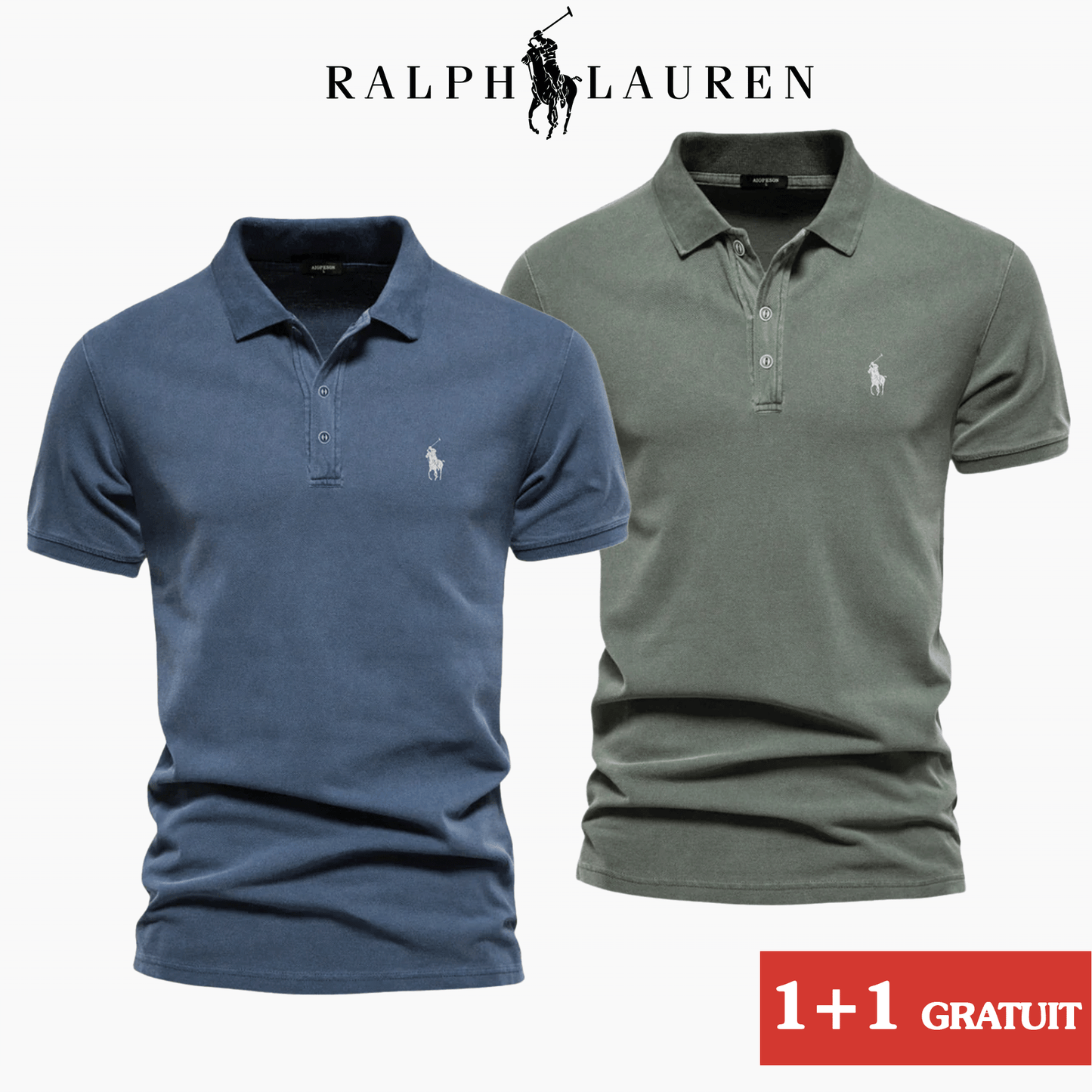 Polo Classique Homme – Offre 1 + 1 GRATUIT